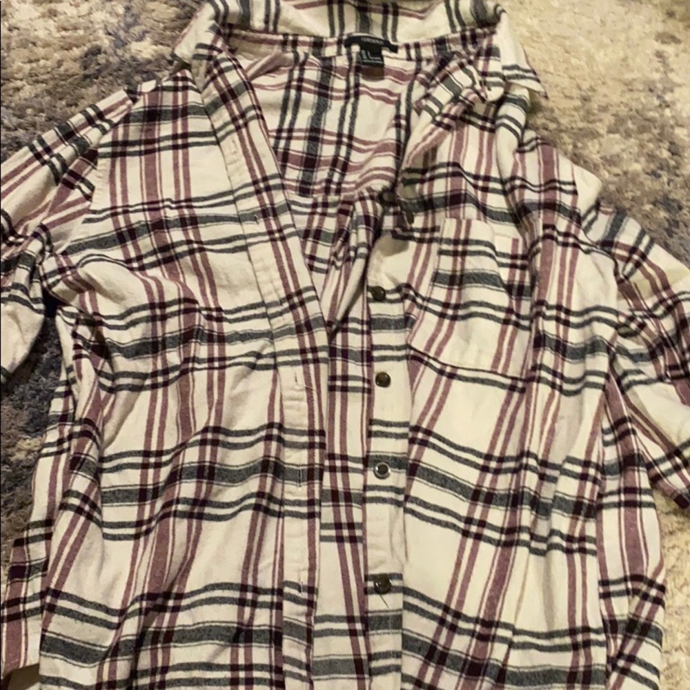 FOREVER 21 oversized flannel